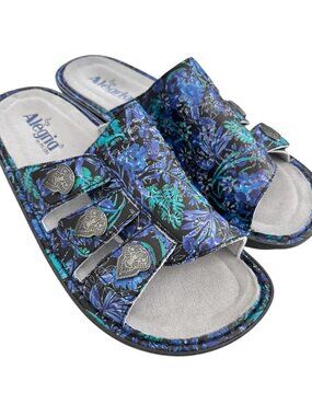 NEW ALEGRIA Julee Jungle Book Slide Sandals Art to Wear Boho Whimsigoth SZ 40